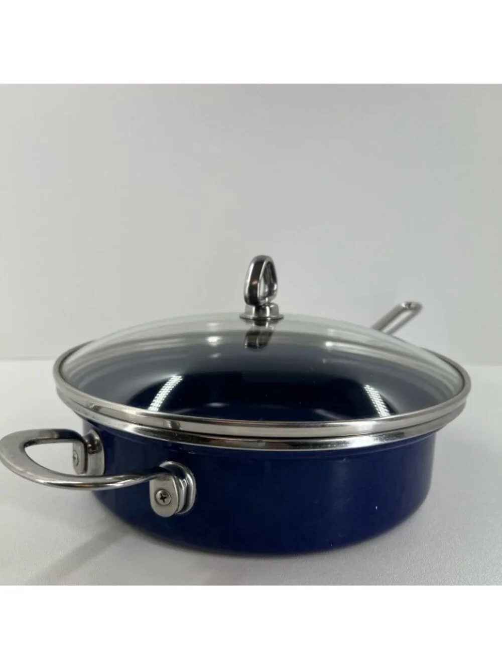 Chantal Enamel Steel Saute Pan 9.5